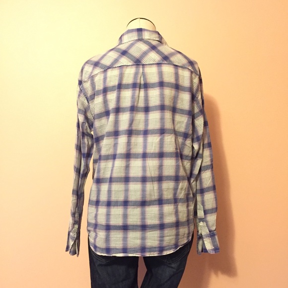 📦 MOVING SALE 🚛 AEO super soft plaid button down🔮 Sz Small - Picture 5 of 8